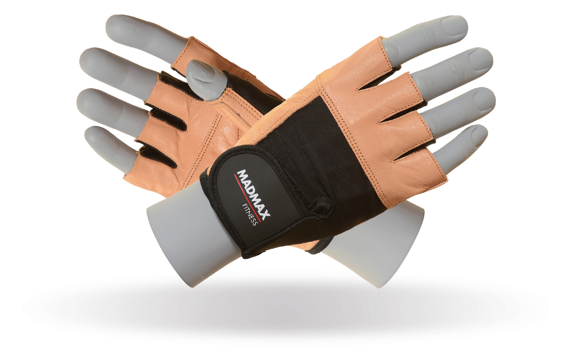 MAD MAX MFG-444 fitness brown gloves