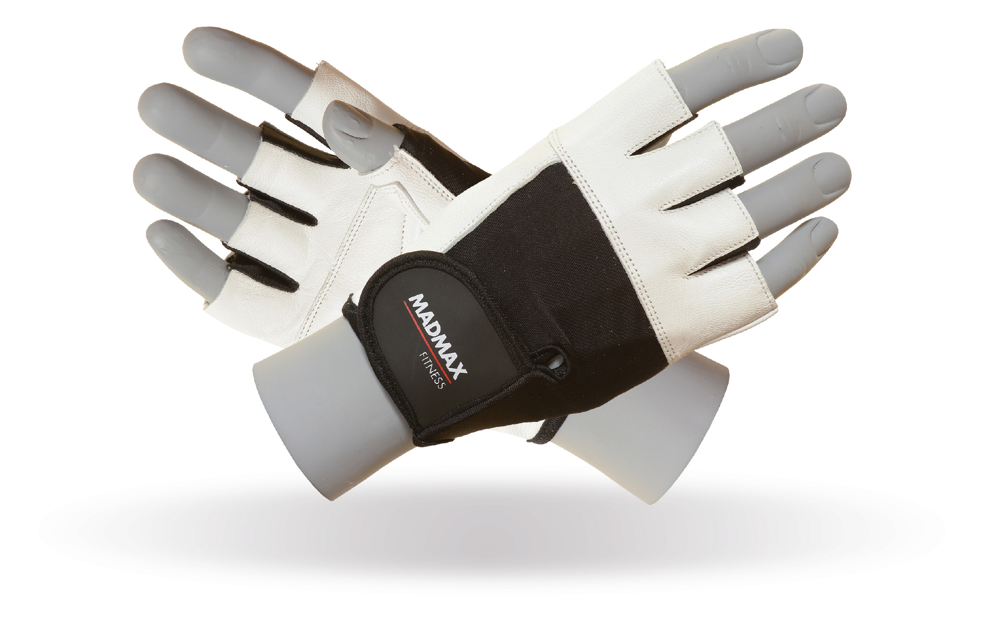 MAD MAX MFG-444 fitness white gloves