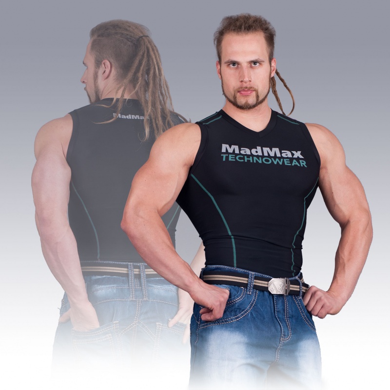 MSW-904 Compression Sleeveless Top Green
